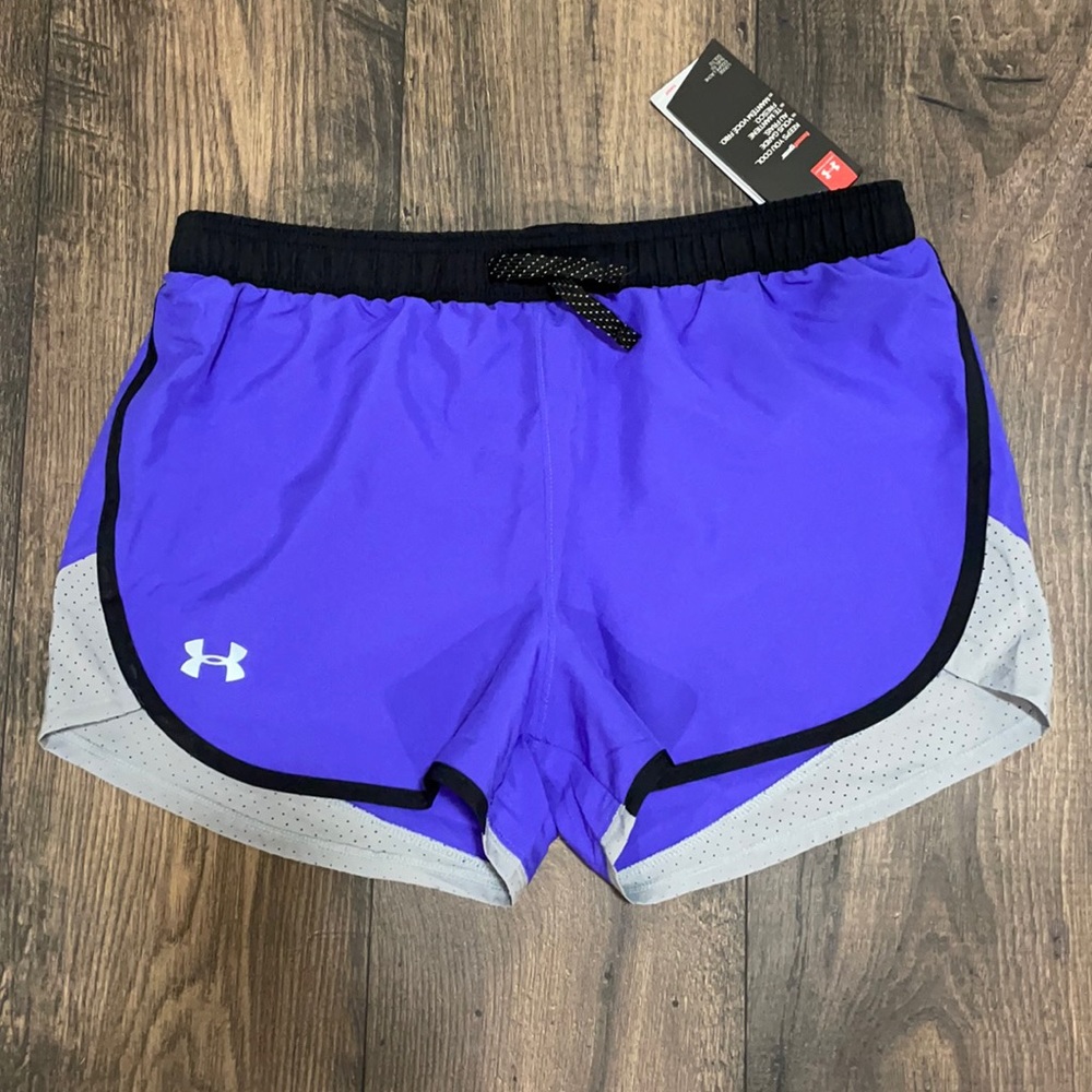 Purple under armour shorts youth xl